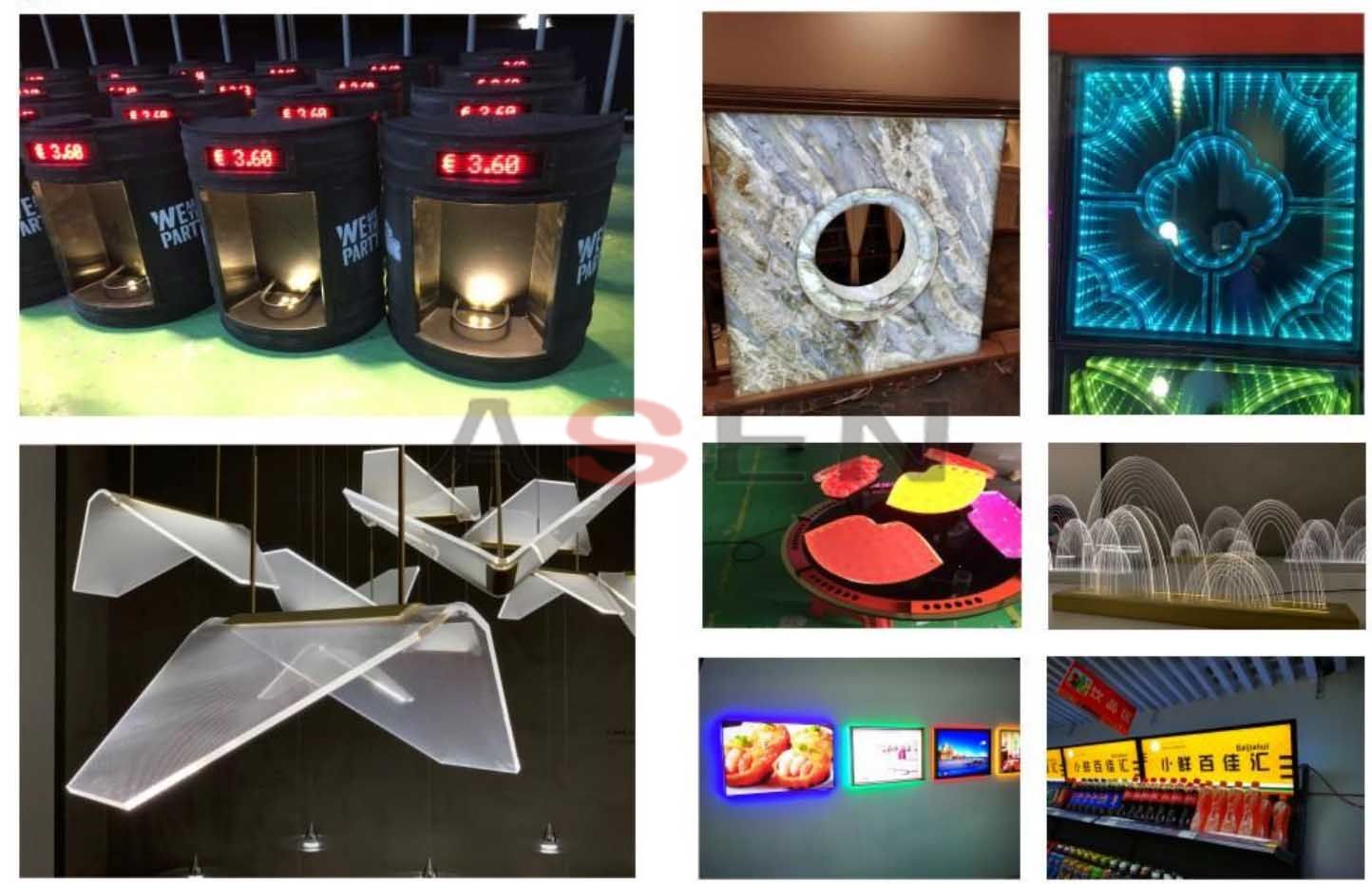 Double Sided Stand floor Textile LED Light Box